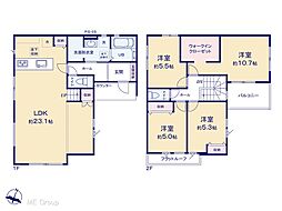 越谷市蒲生4丁目　18期　新築一戸建て　全1棟