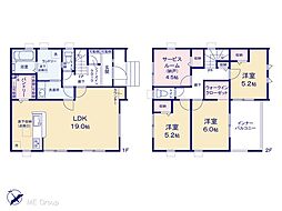越谷市下間久里　新築一戸建て　全1棟