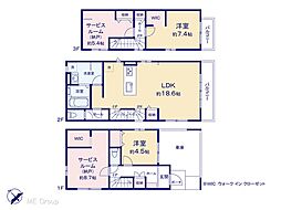 市川市大和田3丁目　4期　新築一戸建て　全3棟