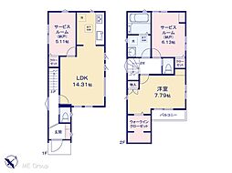 浦安市富岡1丁目　新築一戸建て　全2棟
