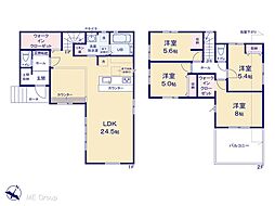 野田市上花輪　7期　新築一戸建て 全1棟