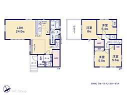 柏市増尾台2丁目　7期　新築一戸建て　全1棟