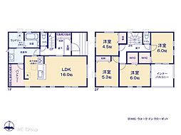 越谷市東越谷4丁目　第9　新築一戸建て　全2棟