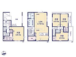 足立区関原2丁目　7期　新築一戸建て　全1棟
