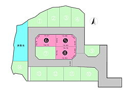 金沢市山科一丁目57番、他13筆より分筆 5号地、6号地、8号地