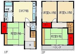 寝屋川市堀溝3丁目の一戸建て