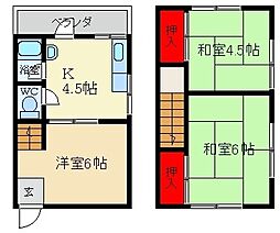 八阪町13-3貸家