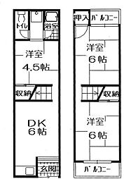 門真市城垣町14-12テラス