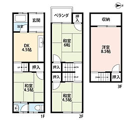 寝屋川市御幸東町の一戸建て