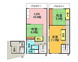 寝屋川市上神田2丁目の一戸建て