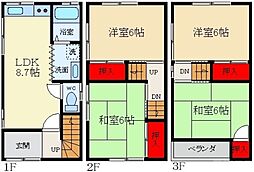 寝屋川市錦町の一戸建て