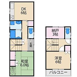太秦桜が丘14-10貸家