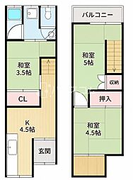 寝屋川市萱島桜園町の一戸建て