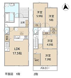 リーブルガーデン豊橋市曙町松並第1期　2号棟