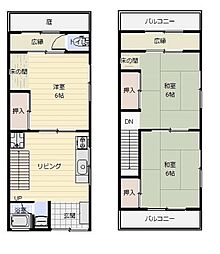 大阪市東住吉区桑津４丁目の一戸建て