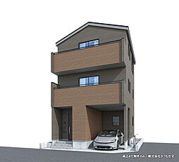 東南角地 志木市柏町 ガレージ付新築戸建