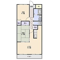 ニューセラヴィ伊勢崎 2D