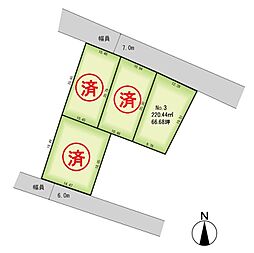 グランガーデン本庄下野堂 4区画分譲地（3）