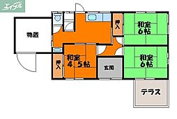 岡山市南区泉田1丁目の一戸建て