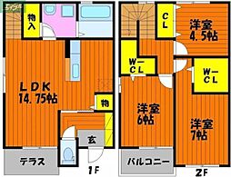 岡山市北区中仙道2丁目の一戸建て