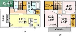 岡山市南区万倍の一戸建て