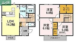 岡山市北区西古松2丁目の一戸建て