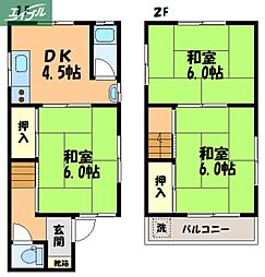 岡山市北区十日市中町の一戸建て