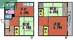 岡山市北区中仙道1丁目の一戸建て