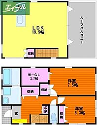 岡山市北区西古松2丁目の一戸建て
