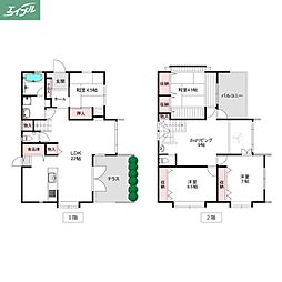 岡山市北区上中野1丁目の一戸建て
