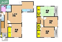 岡山市北区北長瀬表町3丁目の一戸建て