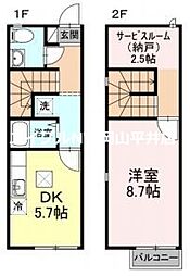 岡山市南区福島3丁目の一戸建て