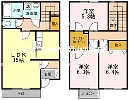 岡山市南区平福2丁目の一戸建て
