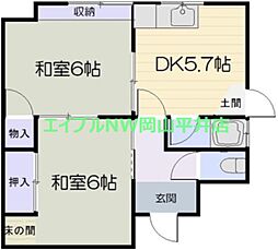岡山市南区福富東2丁目の一戸建て