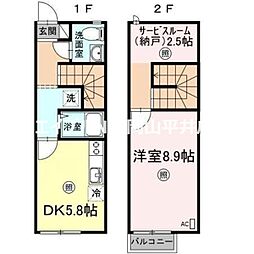 岡山市南区平福2丁目の一戸建て