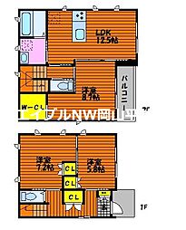 岡山市中区原尾島4丁目の一戸建て