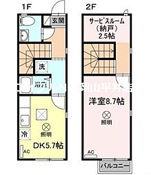 岡山市南区福島3丁目の一戸建て