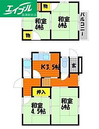 大安寺東町貸家