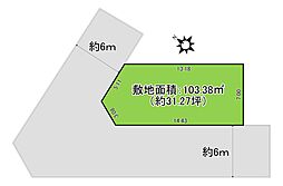 敷地面積31坪（建築条件なし）京都市西京区大原野東野町