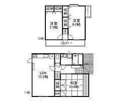 岡山市南区浜野4丁目の一戸建て