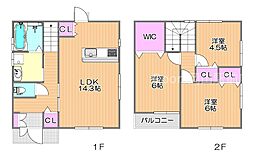 岡山市北区辰巳の一戸建て
