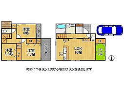 枚方市招提南町2丁目　新築一戸建て　第6　全1区画