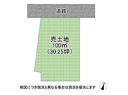 枚方市村野東町　建築条件無し土地