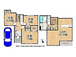 寝屋川市平池町　新築一戸建て　3号棟