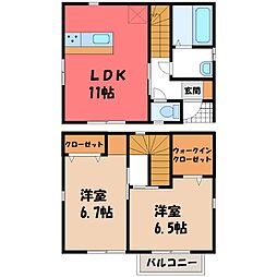 下野市仁良川の一戸建て