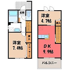 栃木市箱森町の一戸建て