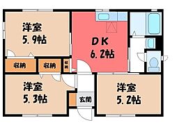 筑西市塚原の一戸建て
