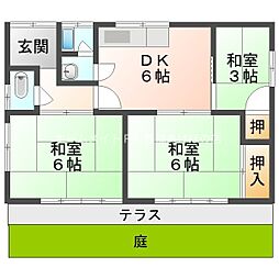 中浜町167番貸家群　D