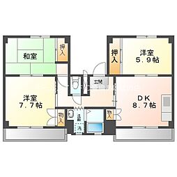 ビレッジハウス石巻1号棟 204