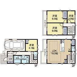 中区山元町3丁目 新築分譲住宅　Ａ号棟